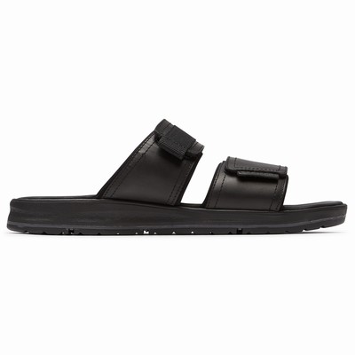 Rockport Lucky Bay Dress Sandalen Herren Schwarz VHP-701963